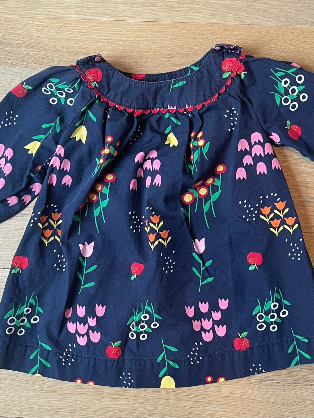 Hanna Anderson Floral Dress 70cm (6-12 mos)